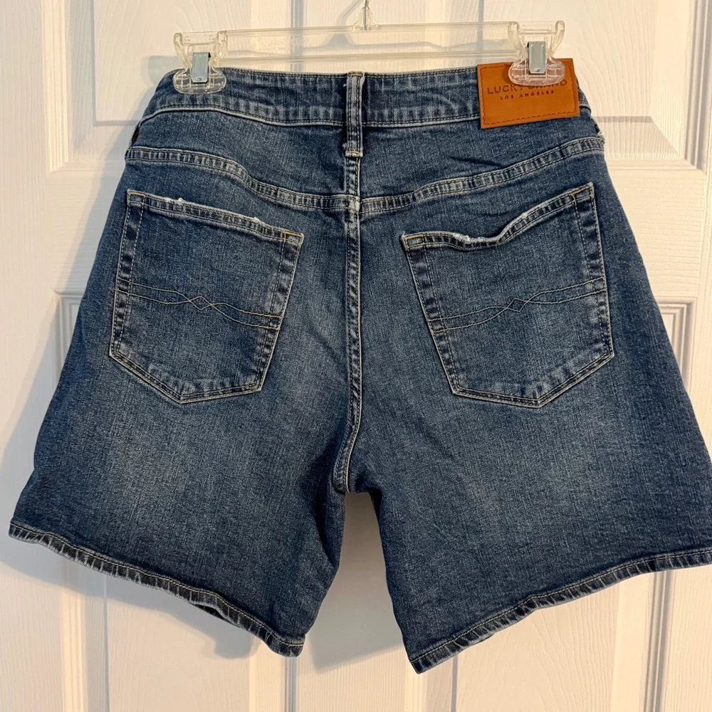Lucky Brand Dark Blue Jean Shorts - Picture 2 of 4